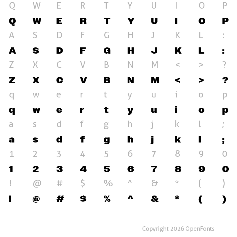 Character Map of Owners Black