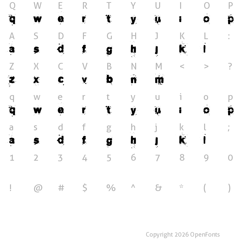 Character Map of Pee_on_face Pee_on_face