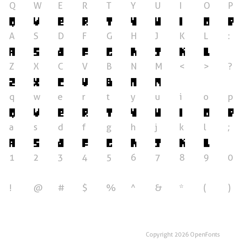 Character Map of Petyka - The Physics Lab___SHORT Regular
