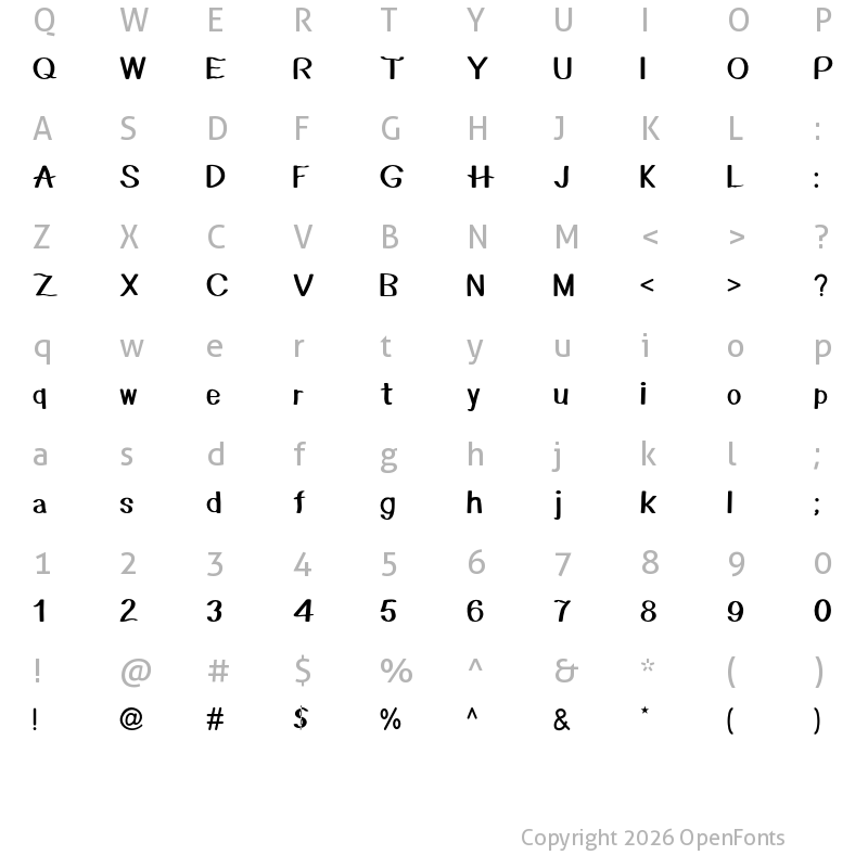 Character Map of Pineapple Apple Font Pineapple Apple Font