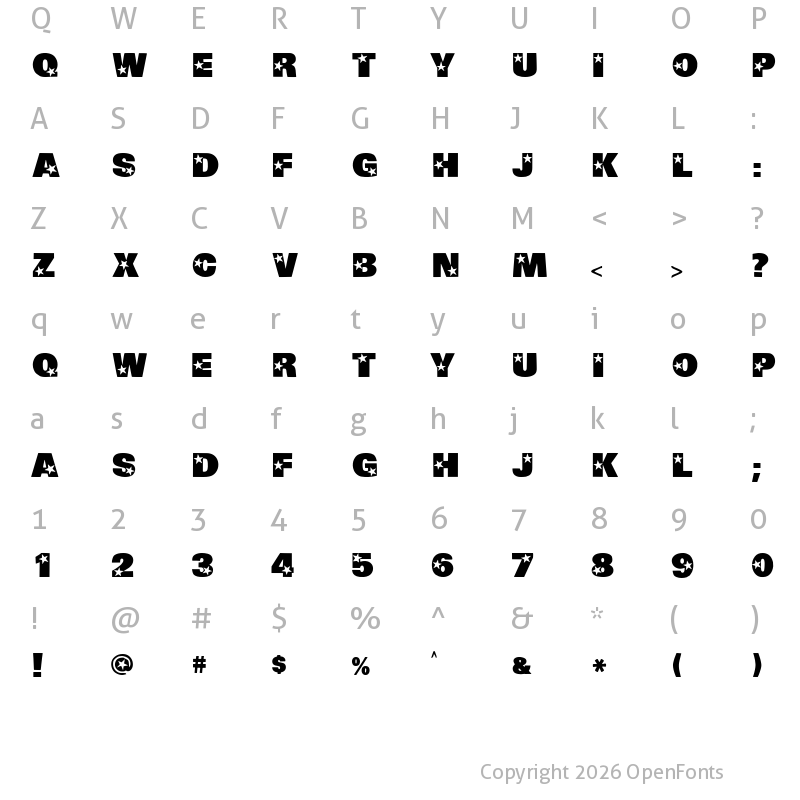 Character Map of Politician Regular