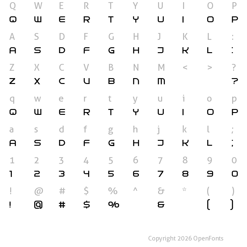 Character Map of Prefectures Regular