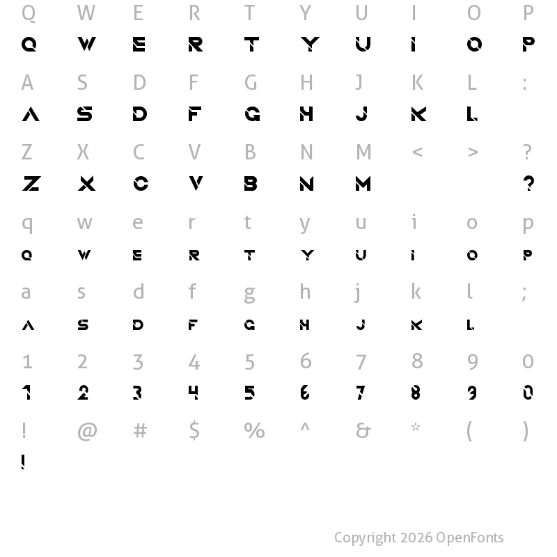 Character Map of Quantum Regular