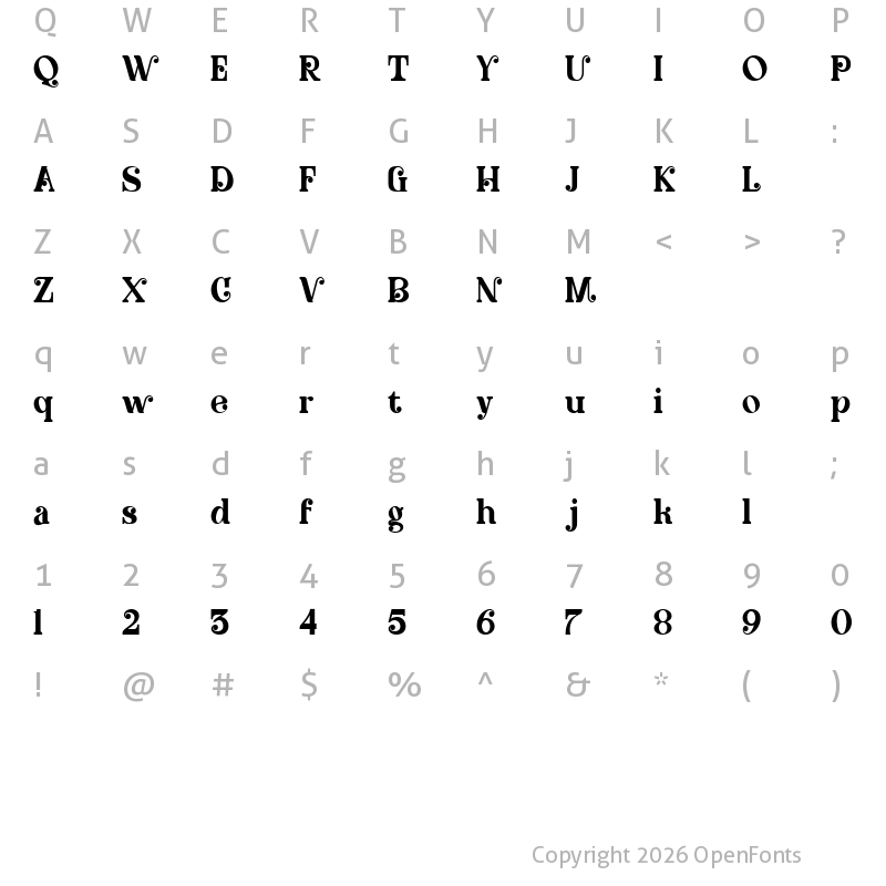 Character Map of Queen Love Stories free Regular