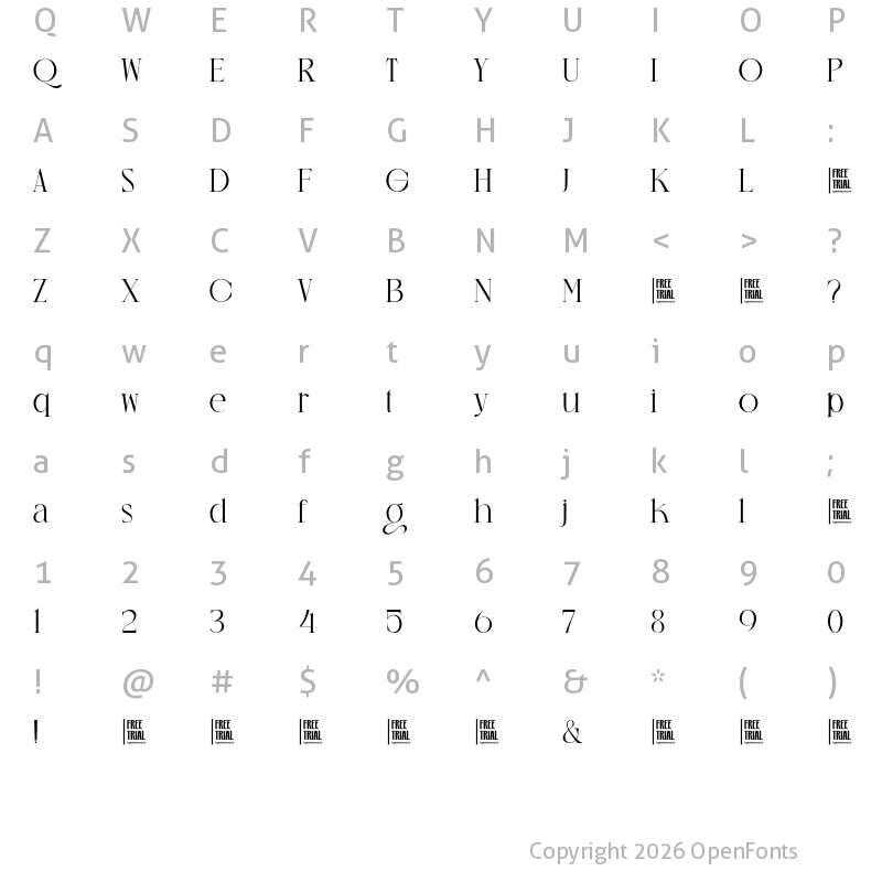 Character Map of Raffa Alverado Free Trial