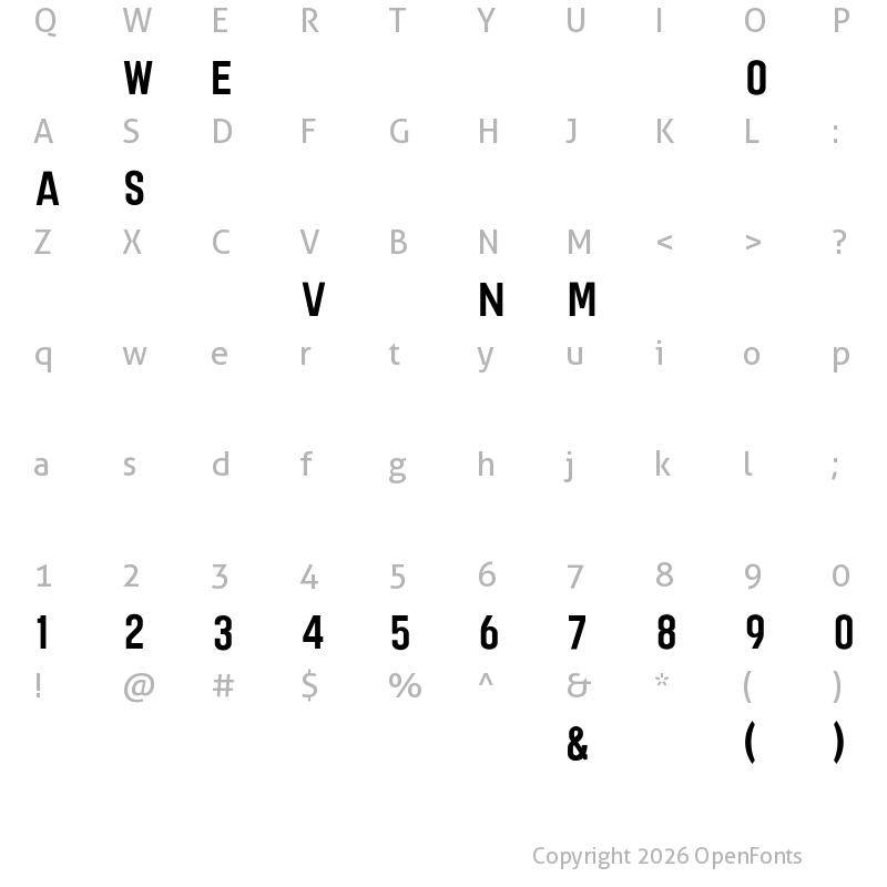 Character Map of Raoul AUTOROUTE Britannique Permanent