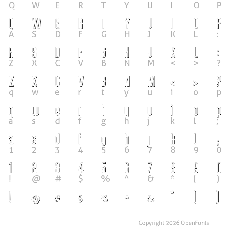 Character Map of reproduction Medium 3d