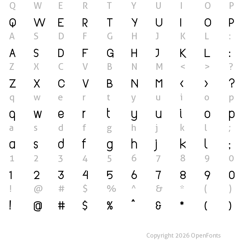 Character Map of RevoPop? Original