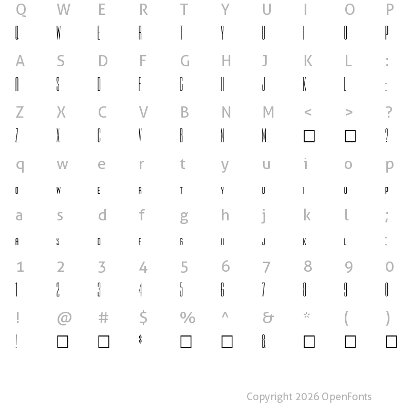 Character Map of Rothman Plain