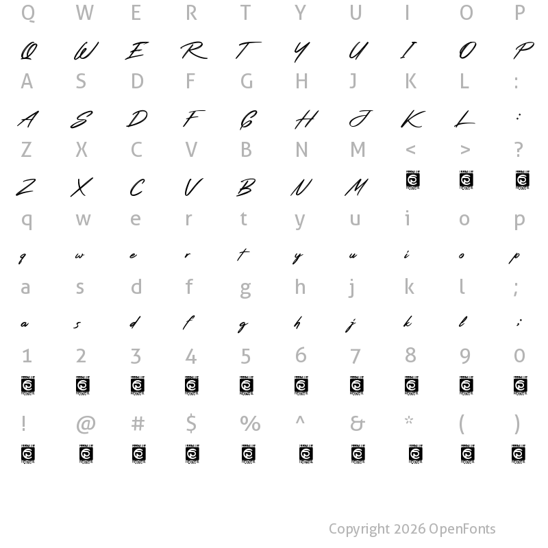 Character Map of Rotters Personal Use