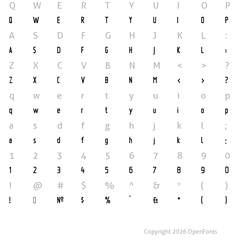 Character Map of Saarland Medium