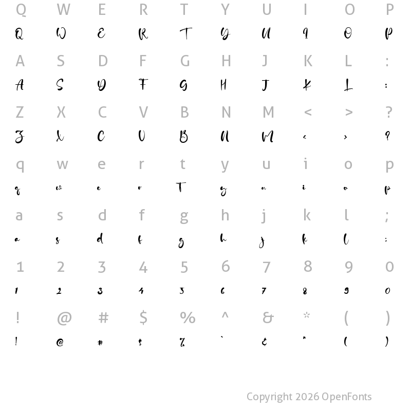 Character Map of Same Person Regular