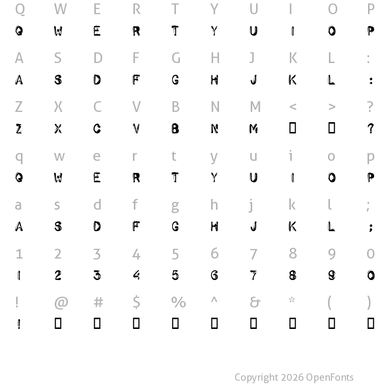 Character Map of Schwarz Regular