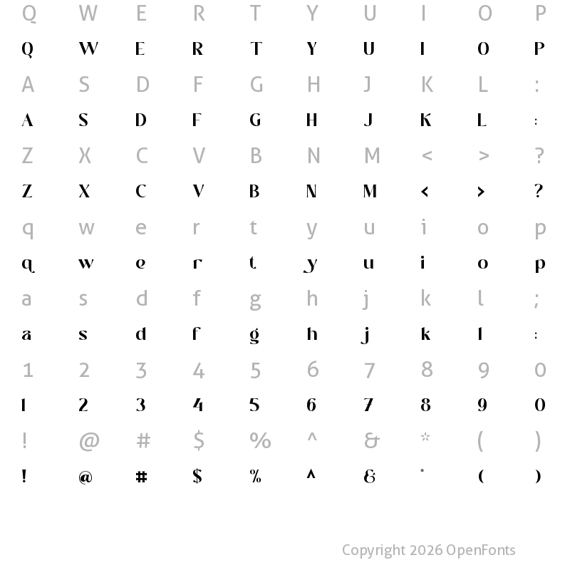 Character Map of Shallota Black
