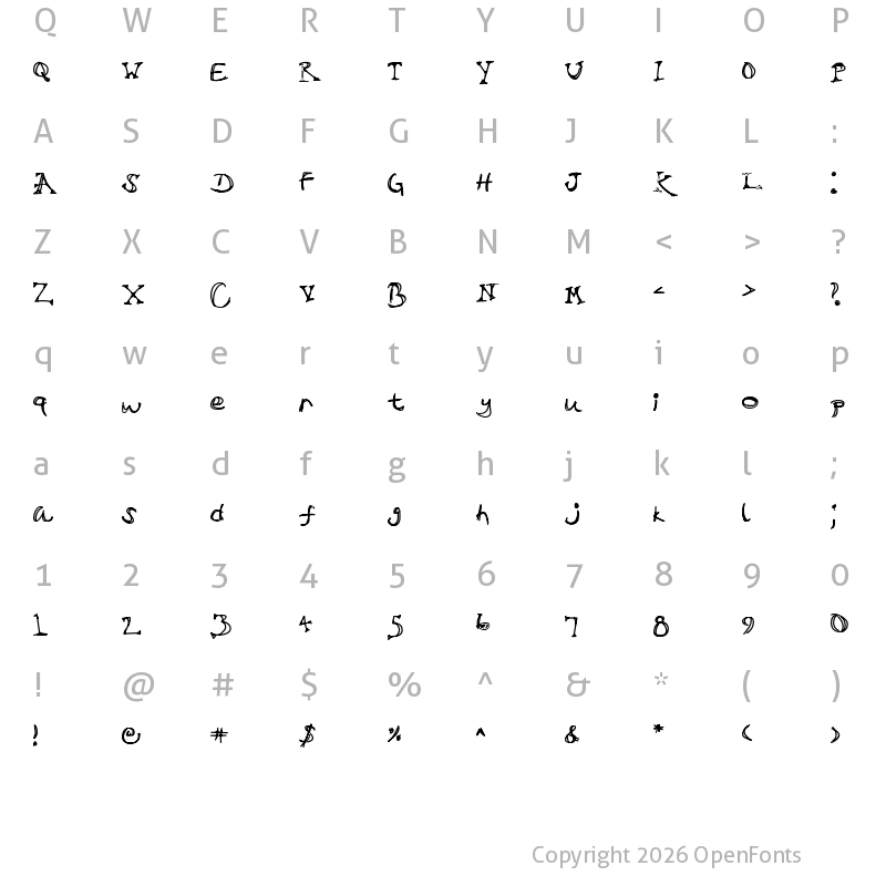 Character Map of Sir Talks A Lot Regular