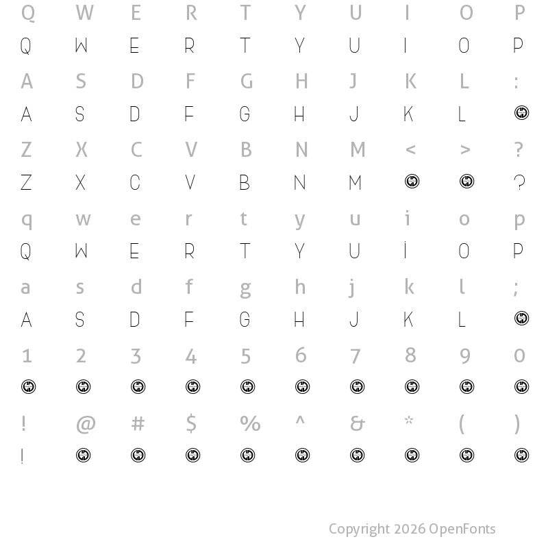 Character Map of Skinny Jeans Regular