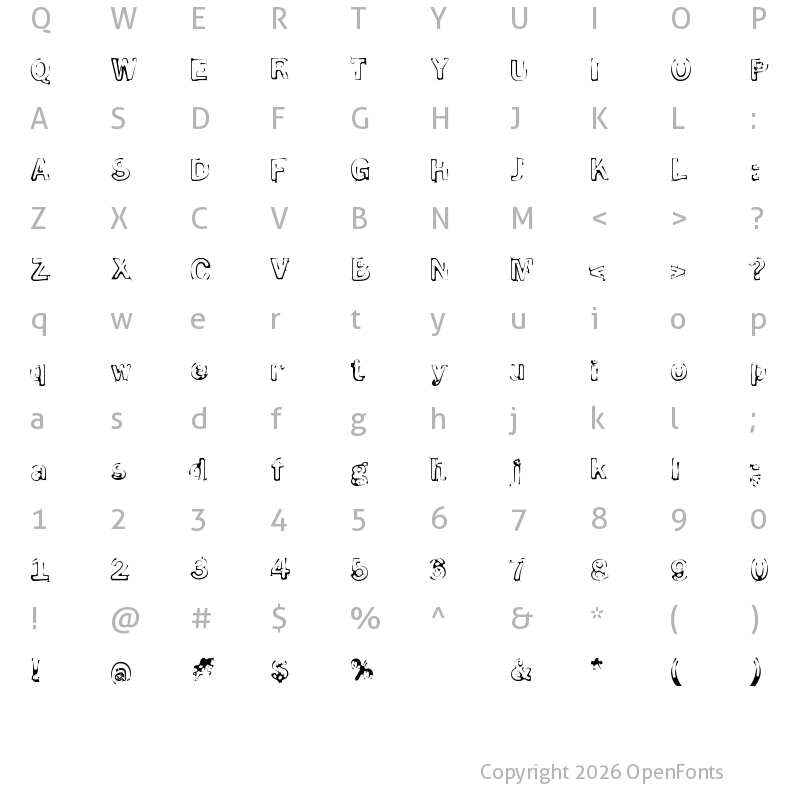 Character Map of Smoke-Disturbed Regular