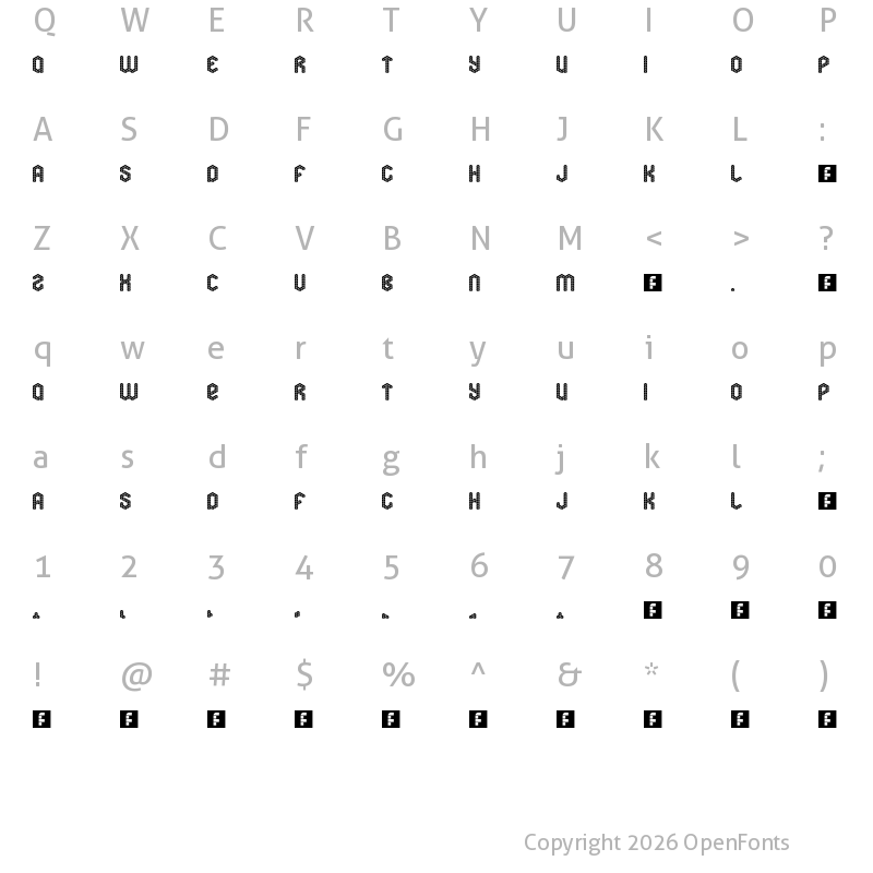 Character Map of soma Regular