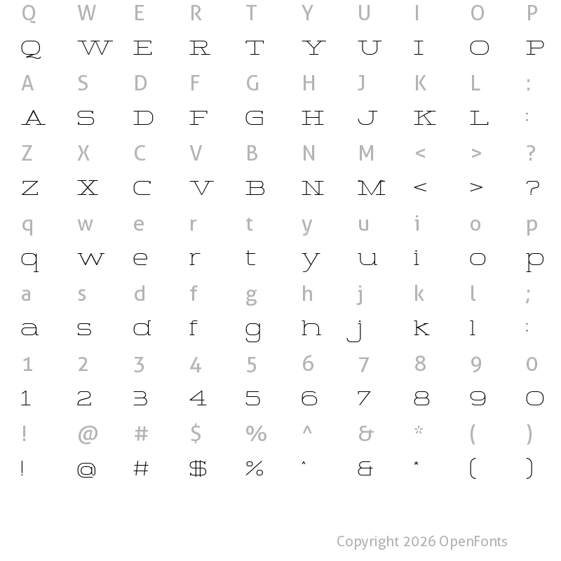 Character Map of Space Corner Regular