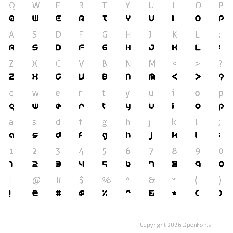 Character Map of Teacher_A Regular