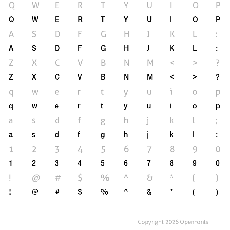 Character Map of TeleGrotesk Next Bold
