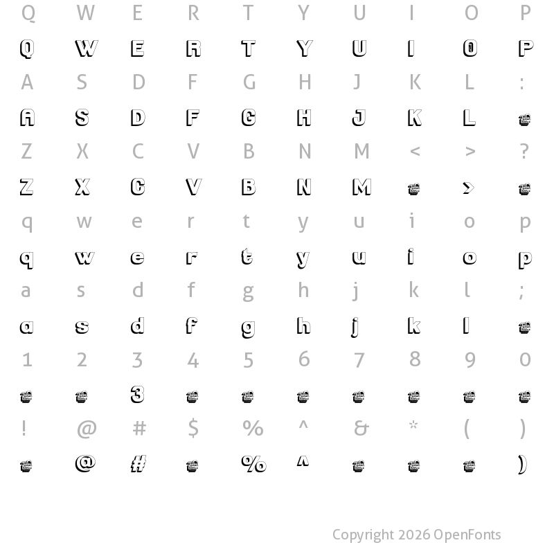 Character Map of THE BOKRUN Trial SHADOW
