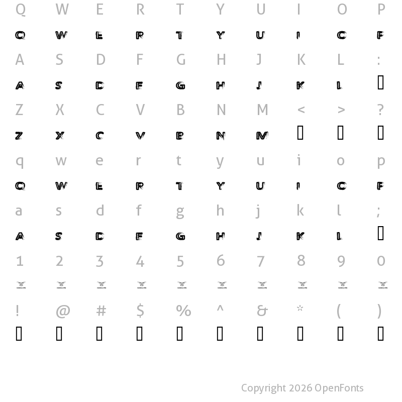 Character Map of The Decompozed Regular