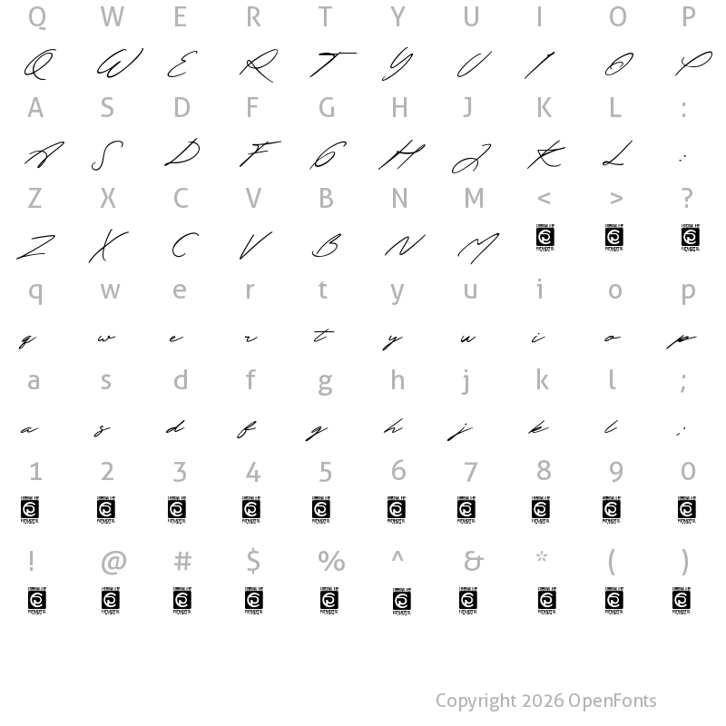 Character Map of The Excited Regular