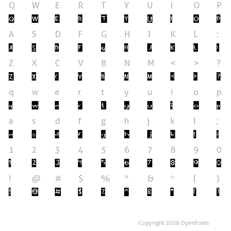 Character Map of The Night-Inverse Regular