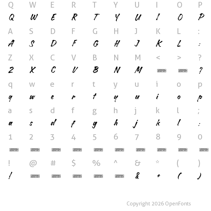 Character Map of The Revengers Texture