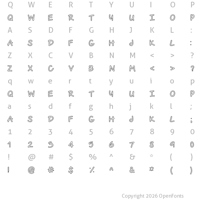 Character Map of The Urban Way Hollow Hollow