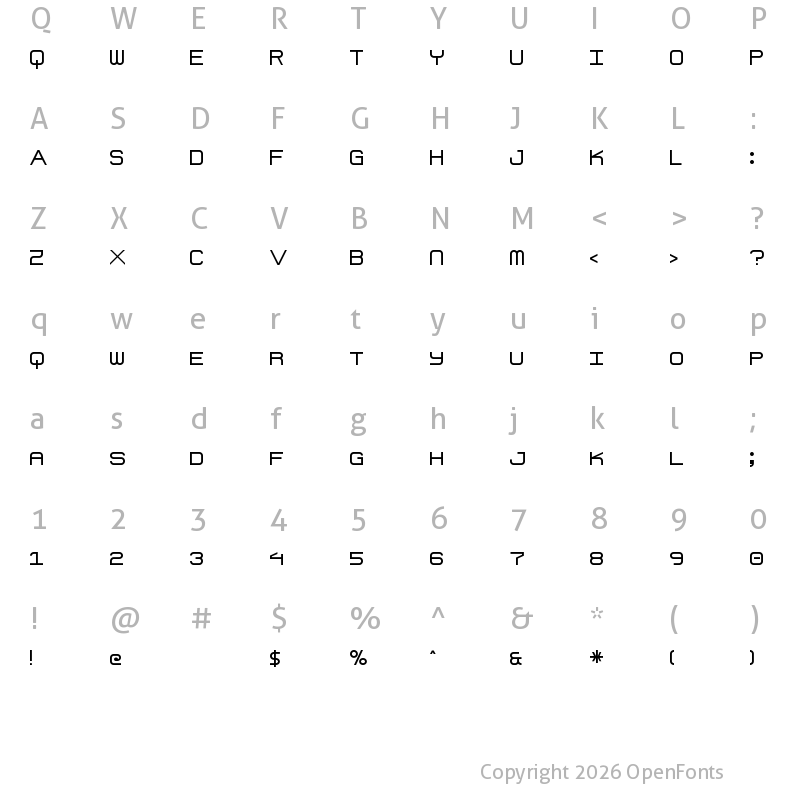 Character Map of Theorem NBP Regular