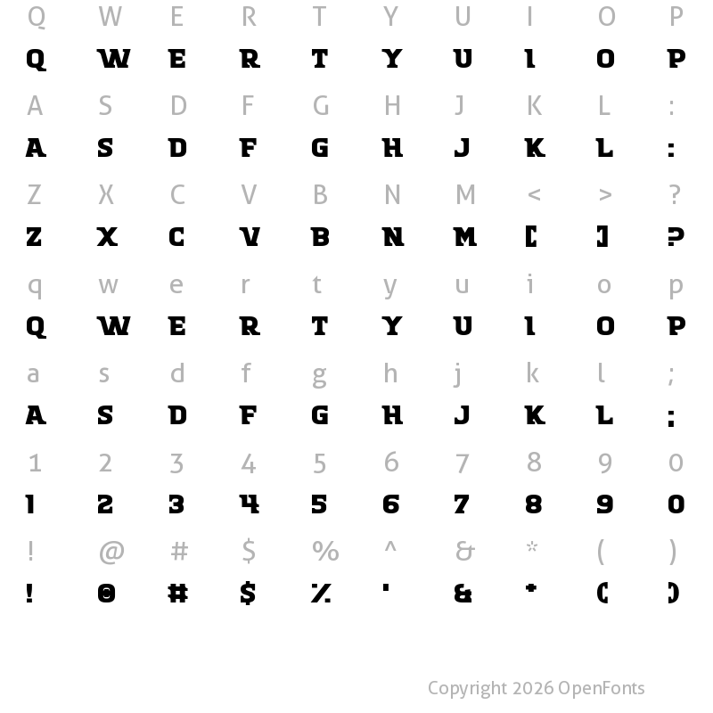 Character Map of There Must Be Regular