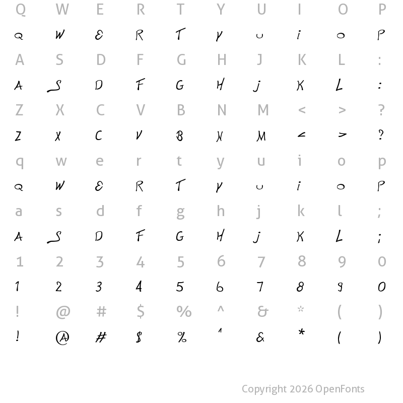 Character Map of This is Electronik Regular