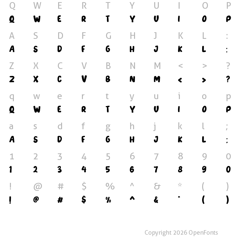Character Map of Tonight Friend Regular