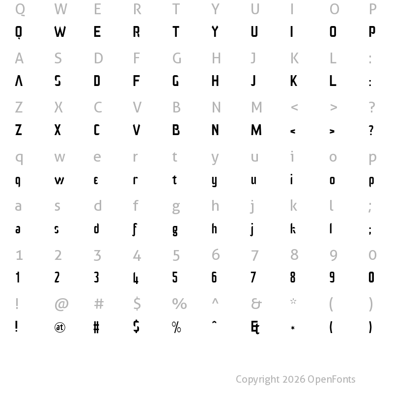 Character Map of TranscendsGames Upright
