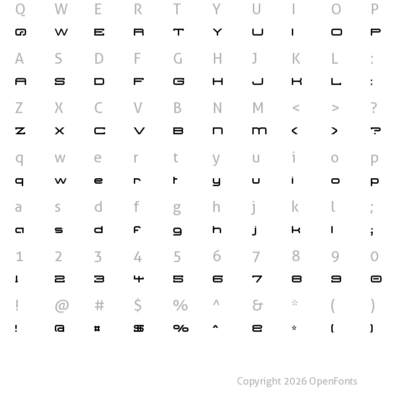 Character Map of Troglodyte Regular