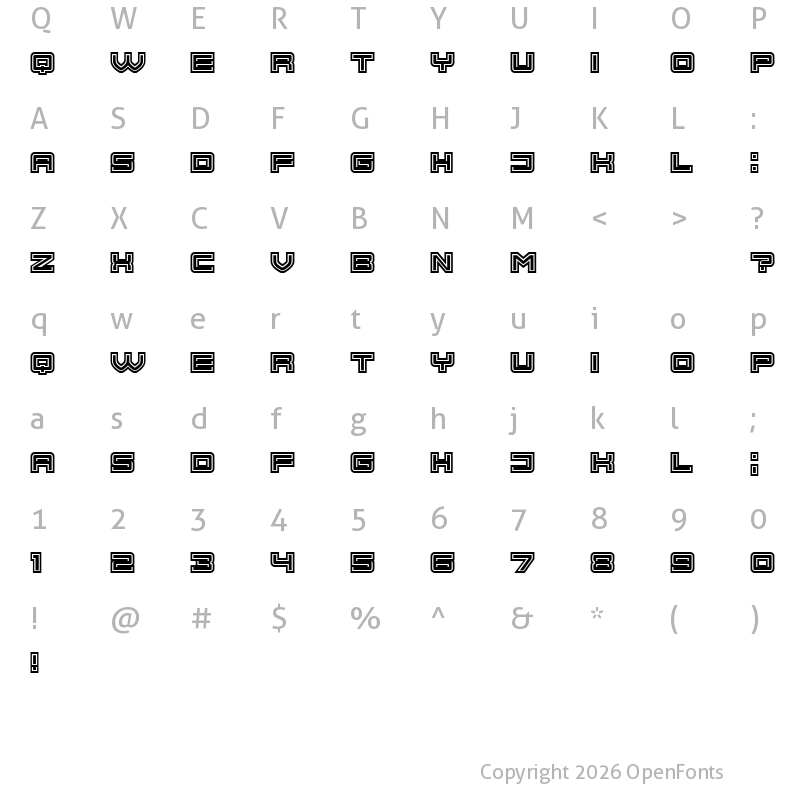 Character Map of Trust Regular