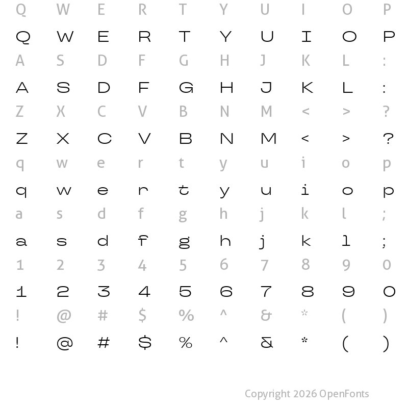 Character Map of TT Travels Next Trl Rg