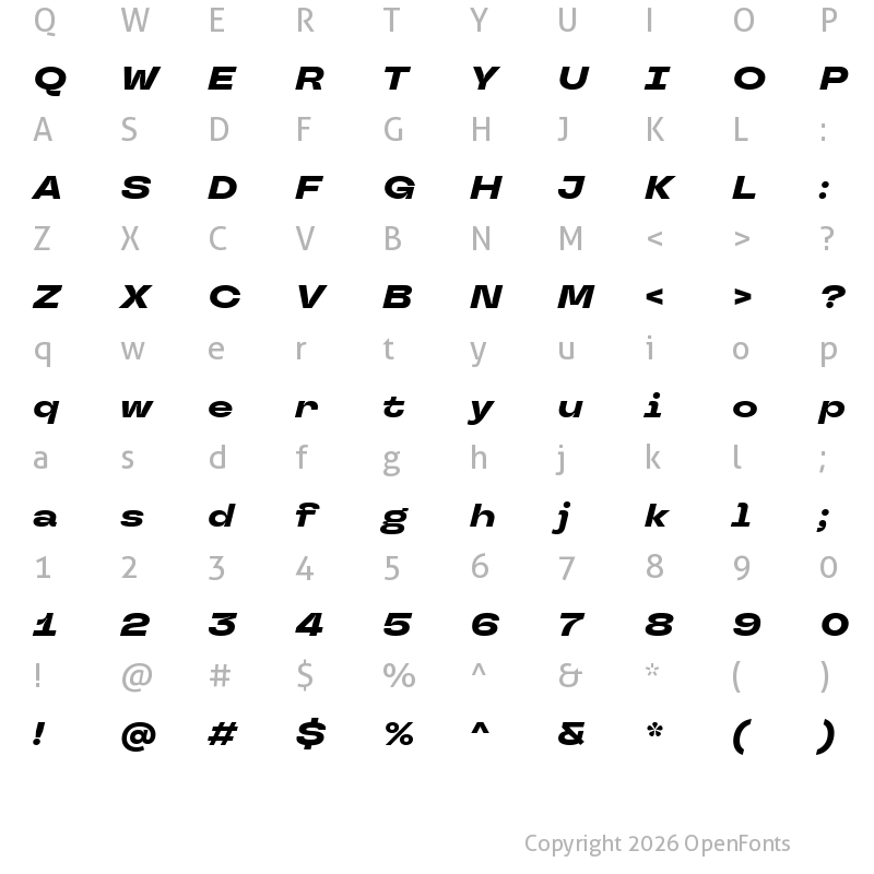 Character Map of TT Travels Next Trl XBd It