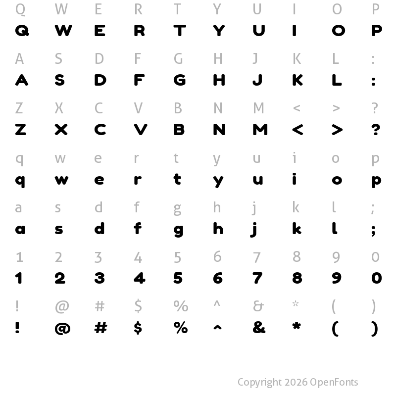 Character Map of Twig Regular