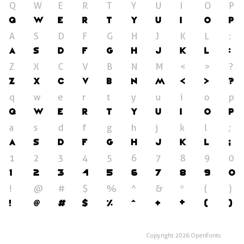 Character Map of Vampire Raves Regular