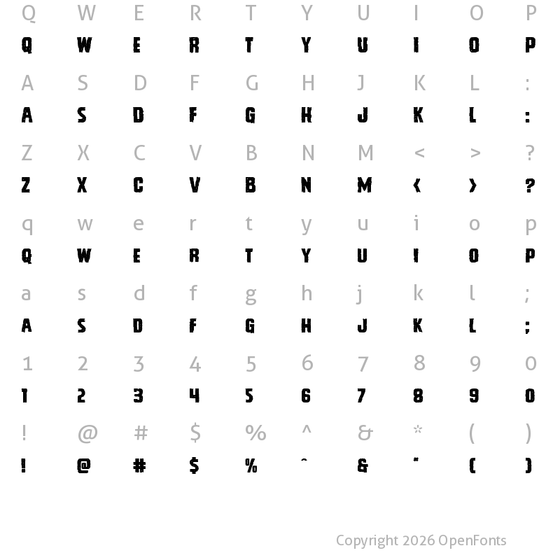 Character Map of Vicious Hunger Expanded Expanded