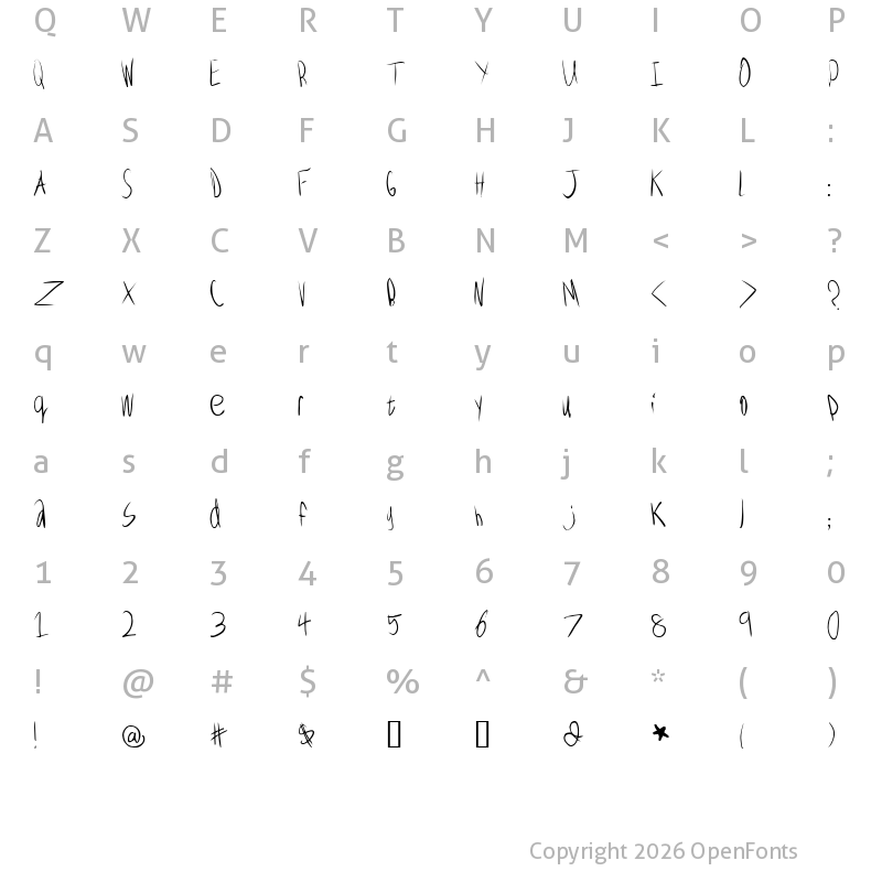 Character Map of Wolves Lower Regular